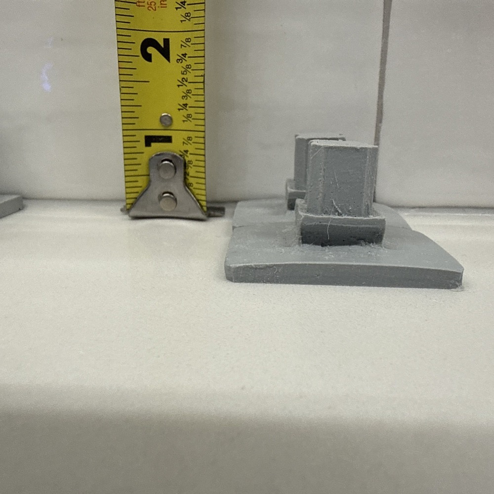 Graduated Columns / Piers 10 Pc Disney Toy Monorail Track Low Version - Gray - Picture 7 of 10